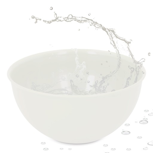 Plastová miska na šalát pre deti, 0,5l, smotanová