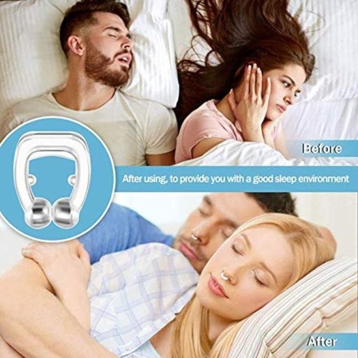 Špeciálna magnetická spona na nos proti chrápaniu v noci