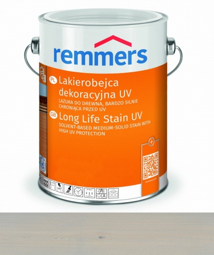 Remmers UV dekoratívny lak Vzorka 100ml Strieborná šedá