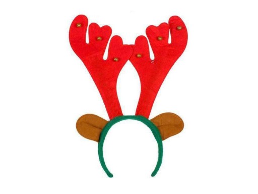 RUDOLF REINDEER ROHY BELL BELLS ČELENKA, ČERVENÁ