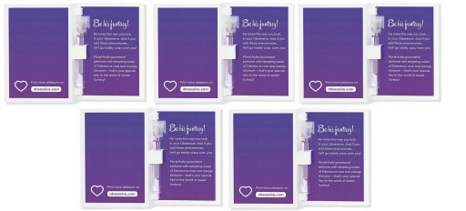 5 X OBSESSIVE PARFUME DÁMSKY PARFUM S FEROMÓNMI ZÁBAVNÁ VZORKA 1ML