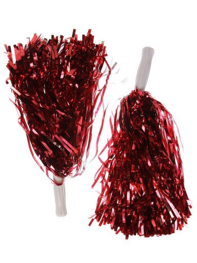 LESKLÉ POMPÓNY CHEERLEADER tanečnica 2 ks mix
