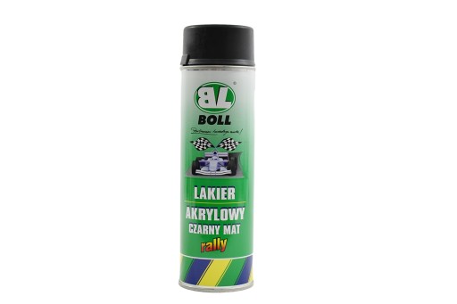 BOLL AKRYLÁTOVÝ LAK MAT ČIERNA 500 ML RALLY