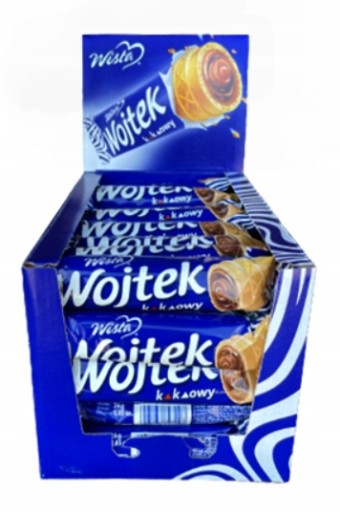Wojtek kakaová sękacz trubička s náplňou 24g