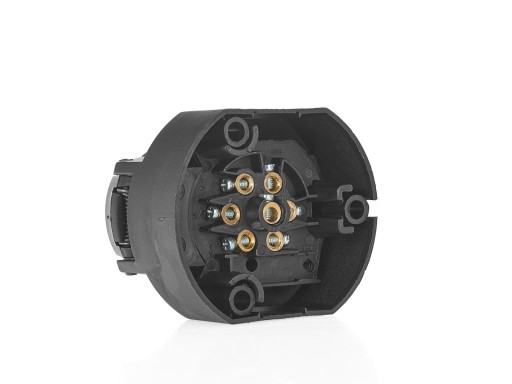 ELEKTRICKÁ ZÁSUVKA PRE HÁK NA PRÍVES 12V 7 KOLÍKOV, SEDEM KOLÍKOV