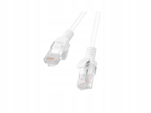 Patchcord U/UTP 6 Lanberg RJ45 / RJ45 0,5 m biely