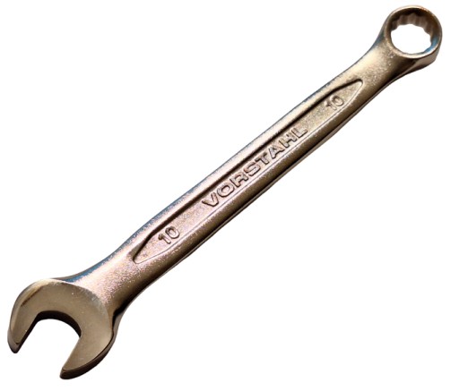 Kombinovaný kľúč CrV STEEL QUALITAT DIN 3113 10mm -VORSTAHL -1 ks.