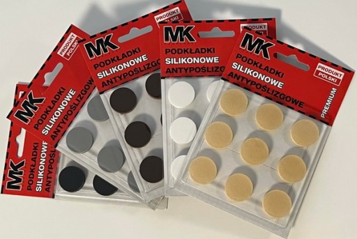 SILIKONOVÉ PROTIŠMYKOVÉ PODLOŽKY POD NÁBYTOK 22MM