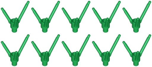 LEGO PLANT 24855 BRUSH STEAK zelený (10g) 10 ks.