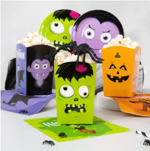 POPCORNOVÉ BOXY HALLOWEEN MONSTER 6 ks