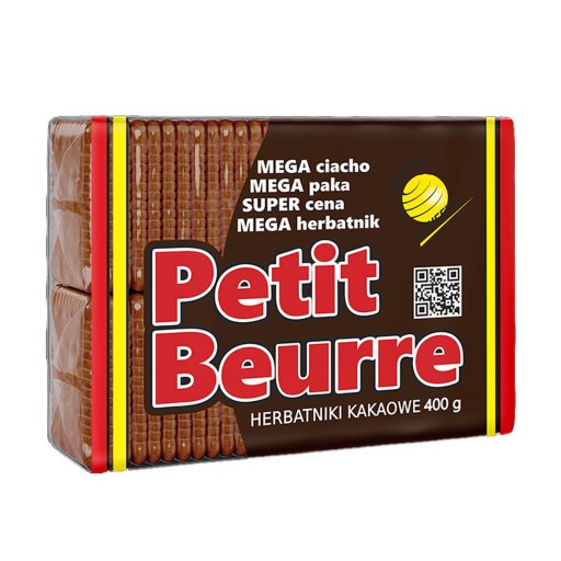 Cookies Petit Beurre kakaové sušienky 400g