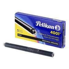 Pelikan GTP 4001 dlhé čierne kazety 5 ks