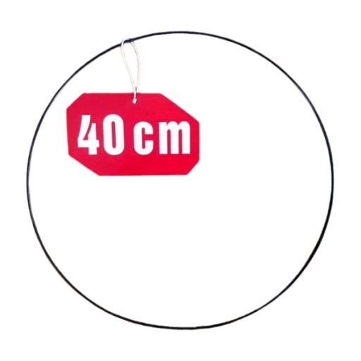 Prsteň lapač snov ČIERNA 40 cm