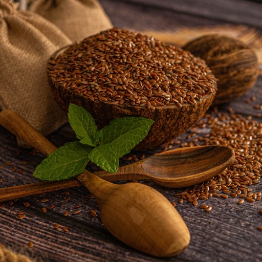 Prírodné ľanové zrná Hnedá PLÁNO 1kg