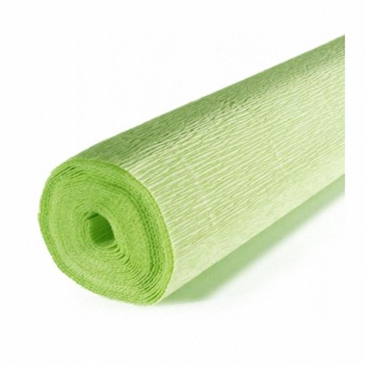 Krepový hodvábny papier Krepová zelená farba na dekoráciu