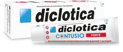 DICLOTICA CONTUSIO FORTE gél 75 g Opuchy Bolesť Modriny