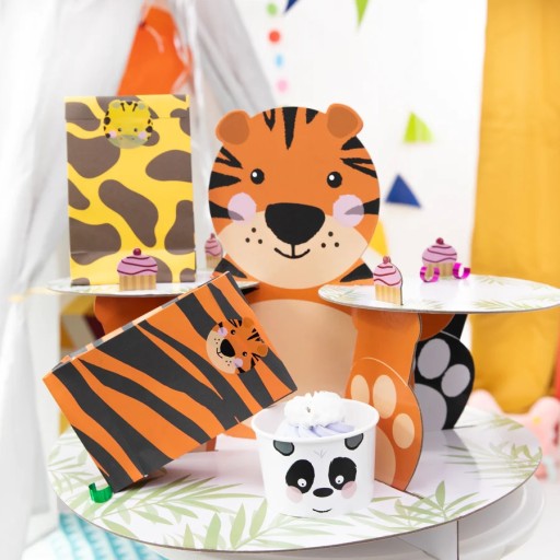 Hrnček Zmrzlinové poháre Animals Safari 4 kusy