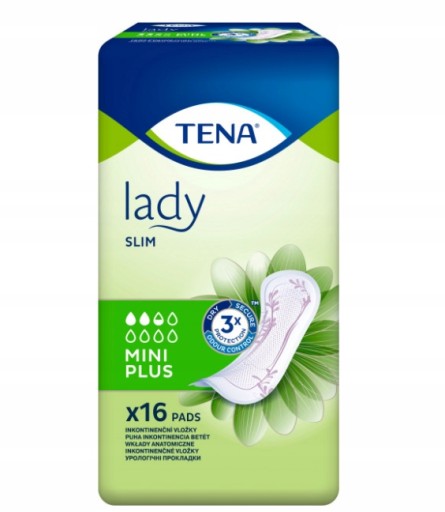 Vložky do topánok TENA Lady Slim Mini Plus 16 ks