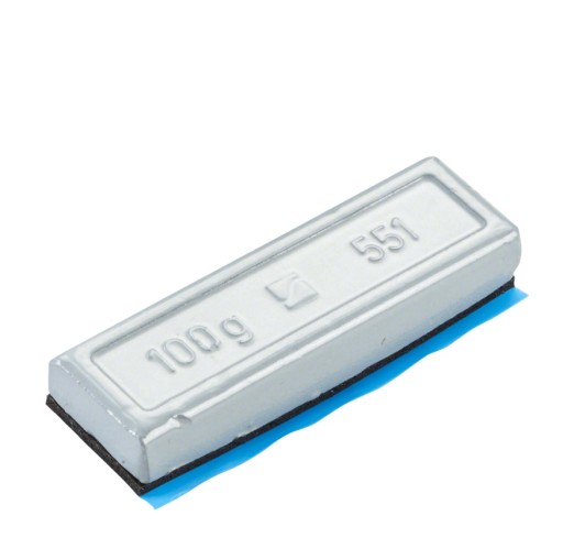 Hmotnosť lepeného vozíka Typ 551 - 100g
