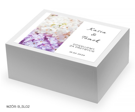 Tortové krabičky so svadobným štítkom + personalizácia