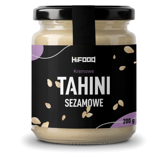 SEZAMOVÉ MASLO TAHINI 100% sezam HiFOOD 200g LAHODNÉ