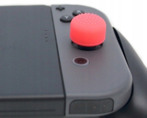 IRIS 4 x vysoký silikónový kryt pre gombíky Switch / OLED červeno-modré