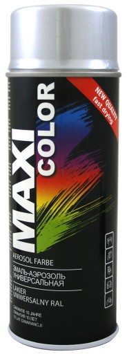 MAXI FARBA V SPREJU LAK RAL 9006 STRIEBORNÝ HLINÍK