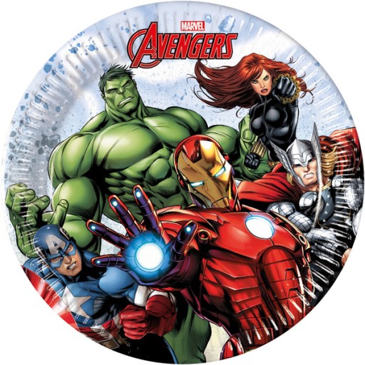 AVENGERS NARODENINOVÉ PAPIEROVÉ TANIERE 20 CM 8 KS.