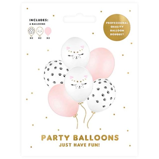 BALÓNKY s potlačou LATEXOVÉ mačky CAT BALLOON párty