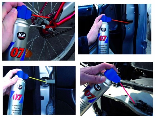 K2 007 UNIVERZÁLNY ODSTRAŇOVAČ HRDZE ČISTÍ MASTNOSŤ 250ml