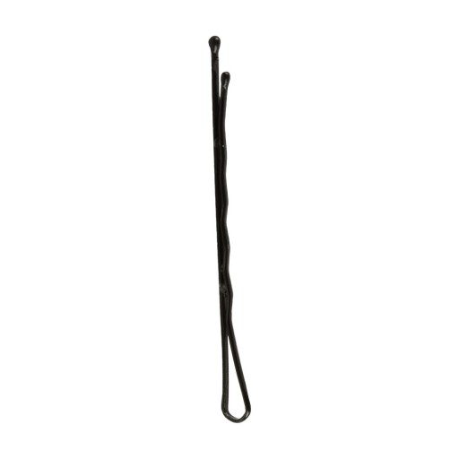 Kovové štipce do vlasov Donegal Black, dĺžka 4,3 cm, 50 ks.