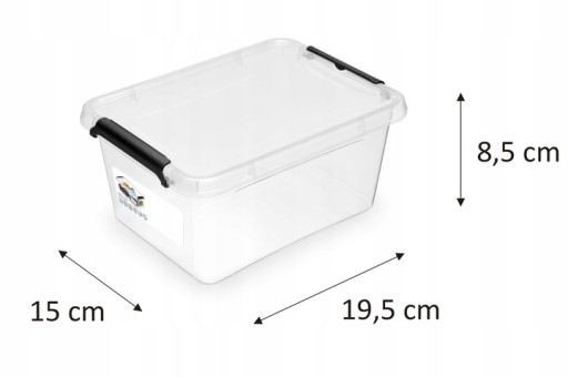 Plastová nádoba organizéra 1,6 l