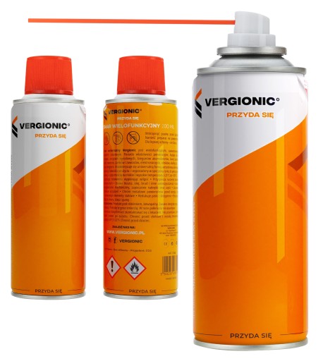 MULTIFUNKČNÝ TUK 400ml UNIVERZÁLNY VERGIONICKÝ SPREJ NA ODSTRAŇOVANIE HRDZY S RUB.