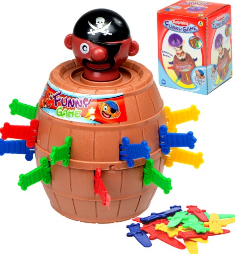 Crazy Pirate v arkádovej hre Barrel