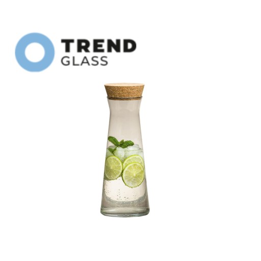 1 l karafa s prírodným korkom Trend Glass Emma