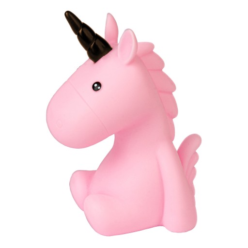 Pištiaci gumený maskot UNICORN 15 cm MODRÁ
