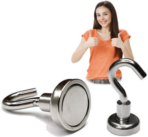 KĽÚČOVÝ HÁK DRŽAŤ PRE NEODYMOVÝ MAGNET E16 5,5kg