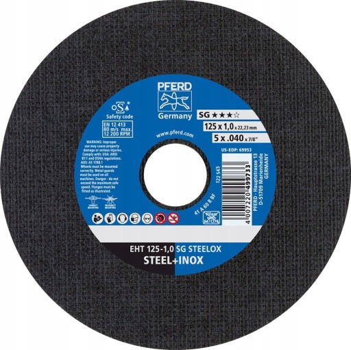 PFERD EHT 125-1,6 SG STEELOX