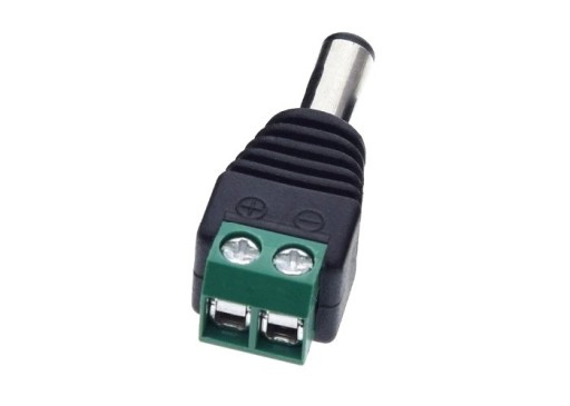 852 CCTV zástrčka 5,5 x 2,1 mm kruhový zástrčkový konektor