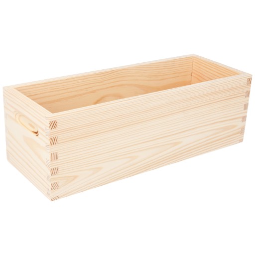 Drevený box, kontajner BOX kvetináč 34cm