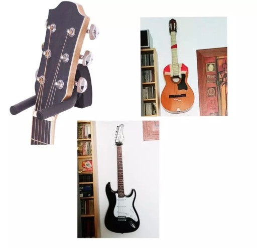 VEŠIAK NÁSTENNÝ DRŽIAK GUITAROVÝ DRŽIAK NA GUITARU DARČEK PRE HUDOBNÍKA