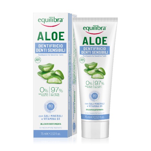 Zubná pasta Sensitive pre citlivé zuby a ďasná - aloe gél 75 ml