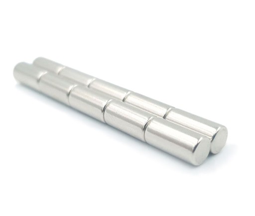 VALEC NEODYMOVÝ MAGNET 5x10 mm SILNÝ, okrúhly, kotúčový, HUNTER - 10 KS