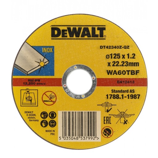 Dewalt Kovový rezací kotúč 125mm DT42340Z-QZ