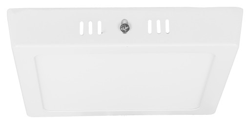 Prisadený LED panel 12W, neblikavý, CCD, štvorcový, silný, neutrálny