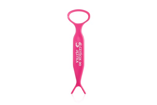 TONGUE CLEANER s držiakom na zubnú niť