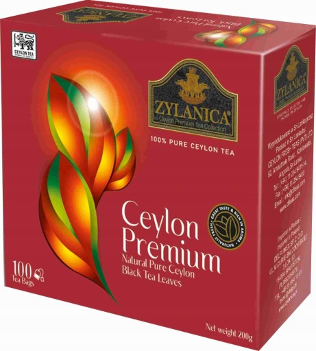 Expres čierny čaj x100 Ceylon 100% Premium Zylanica 200g