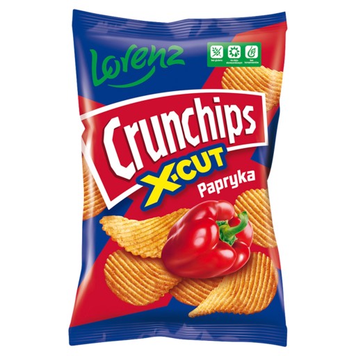 CRUNCHIPS PAPRIKA PRÁŽENÁ X 140G