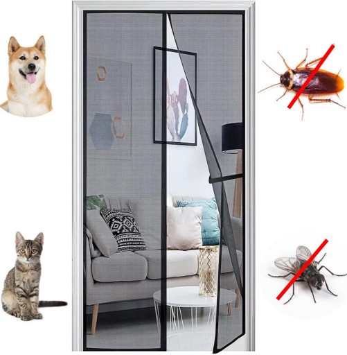 SIEŤKA NA DVERE, BALKÓNOVÉ OKNO S MAGNETOM 210X100CM SIEŤKA PROTI KOMÁROM