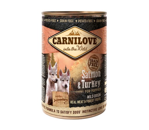 Carnilove mäso losos & morčacie šteňa 400 g